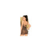 Robe transparente et string assorti Noir Bombshell 